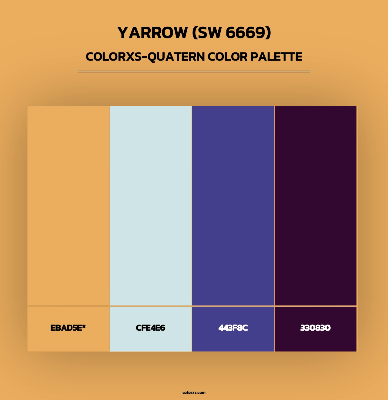 Yarrow (SW 6669) - Colorxs Quad Palette