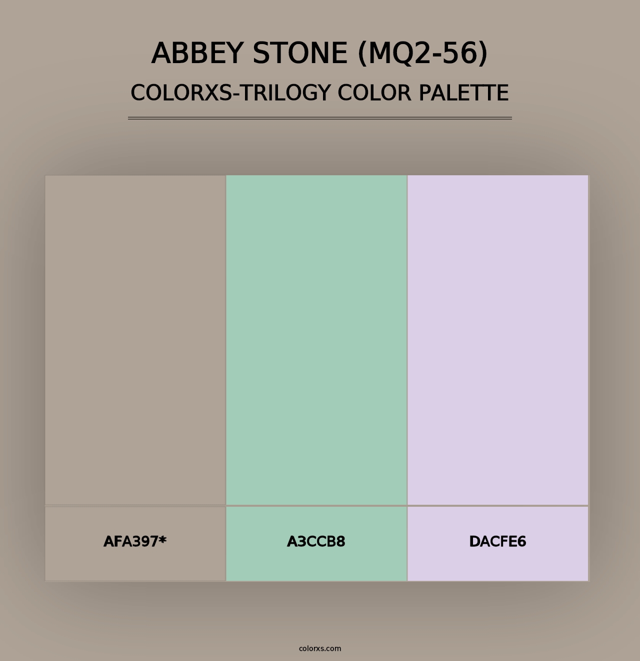 Abbey Stone (MQ2-56) - Colorxs Trilogy Palette