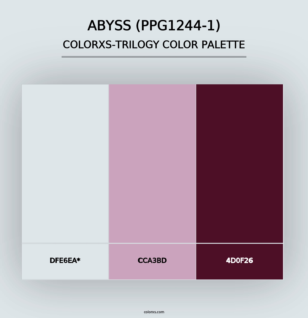 Abyss (PPG1244-1) - Colorxs Trilogy Palette