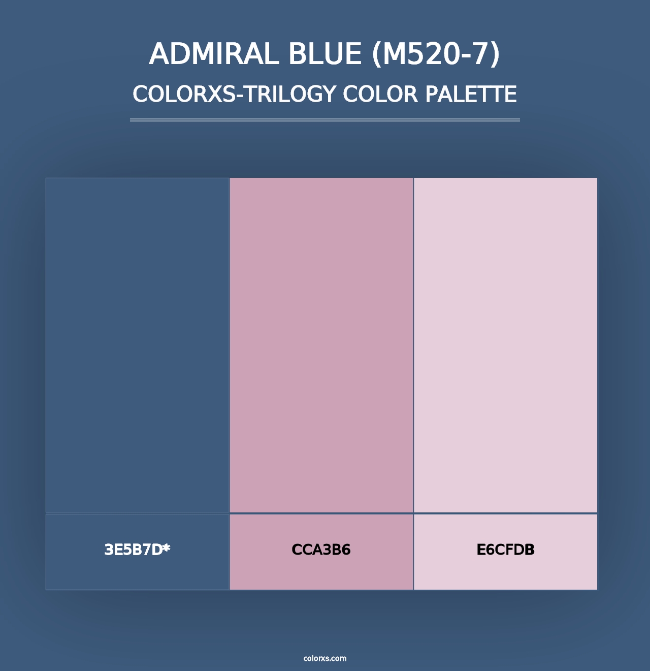 Admiral Blue (M520-7) - Colorxs Trilogy Palette