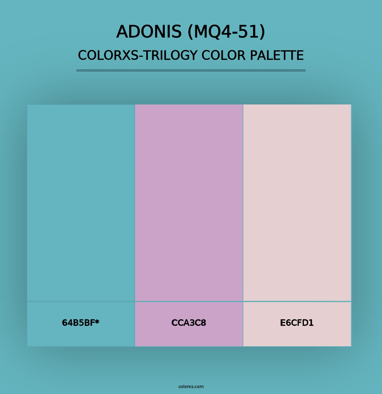 Adonis (MQ4-51) - Colorxs Trilogy Palette