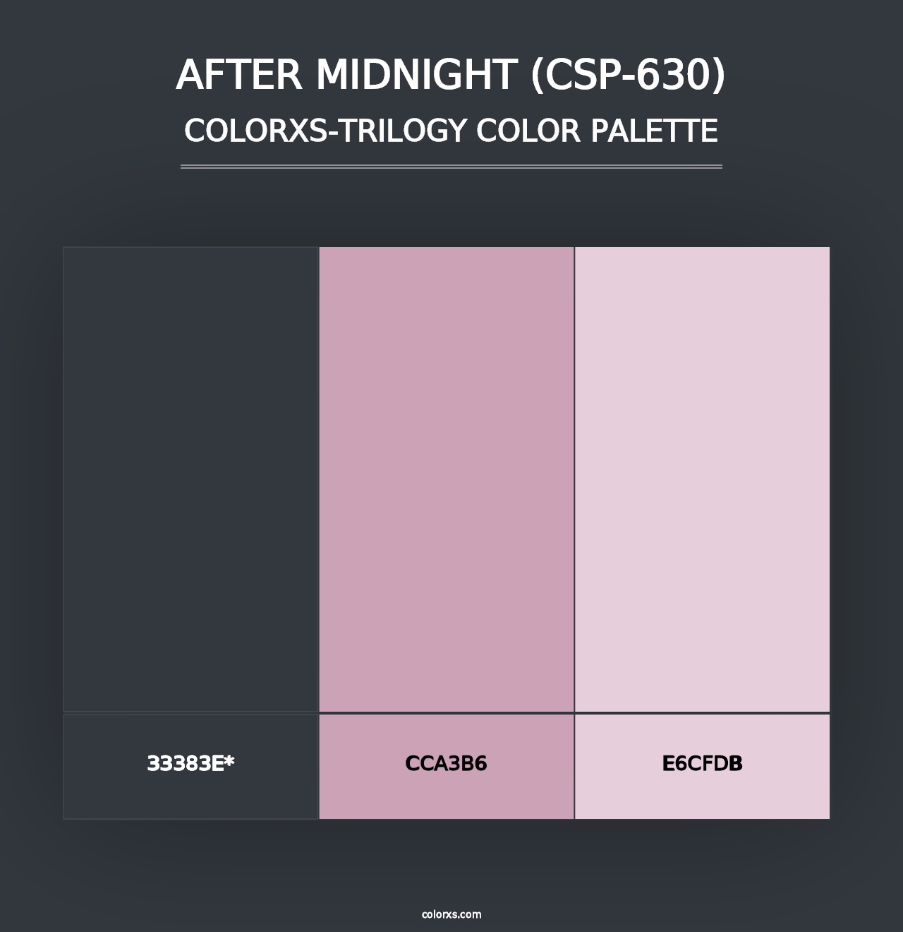 After Midnight (CSP-630) - Colorxs Trilogy Palette