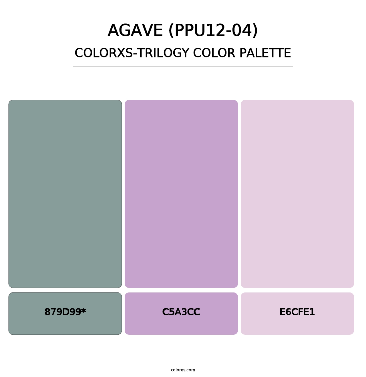 Agave (PPU12-04) - Colorxs Trilogy Palette