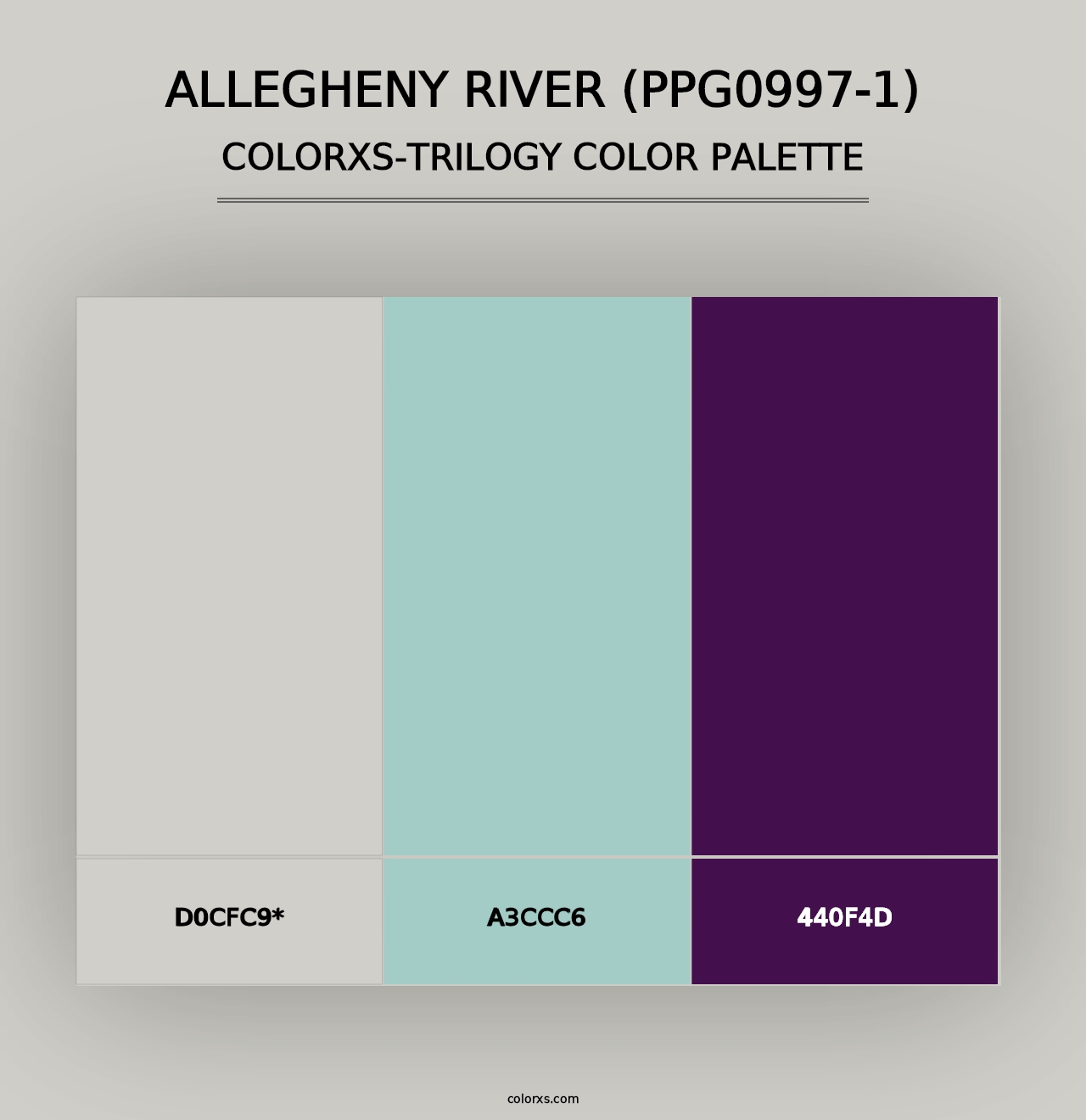 Allegheny River (PPG0997-1) - Colorxs Trilogy Palette