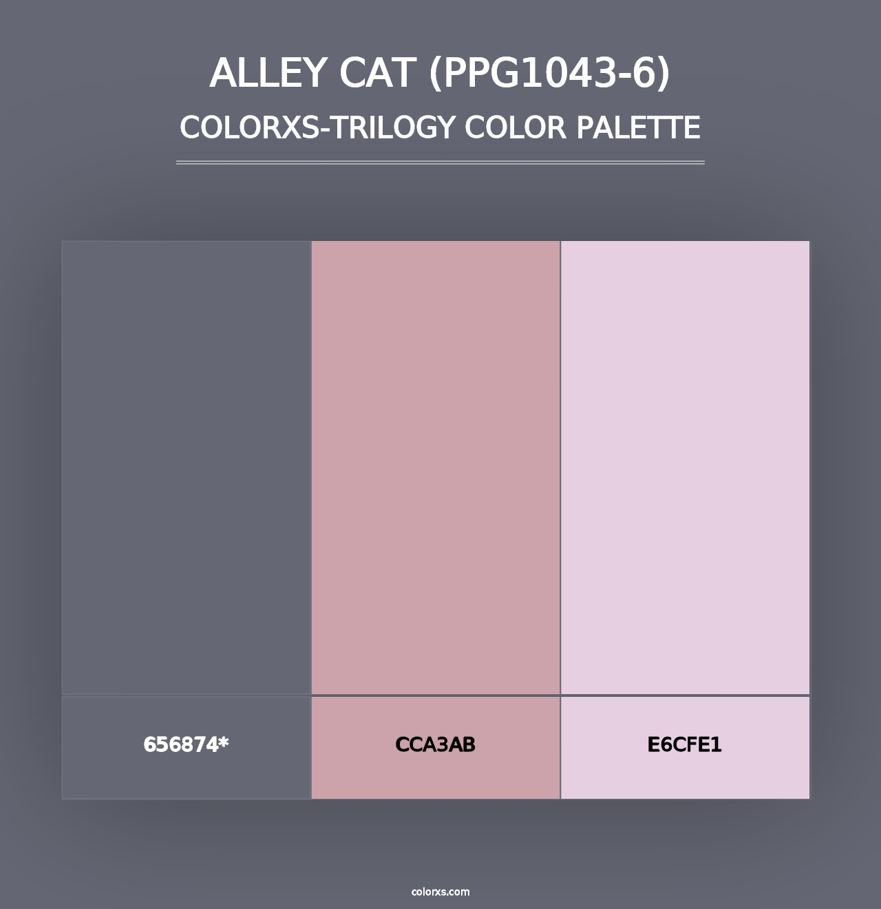 Alley Cat (PPG1043-6) - Colorxs Trilogy Palette