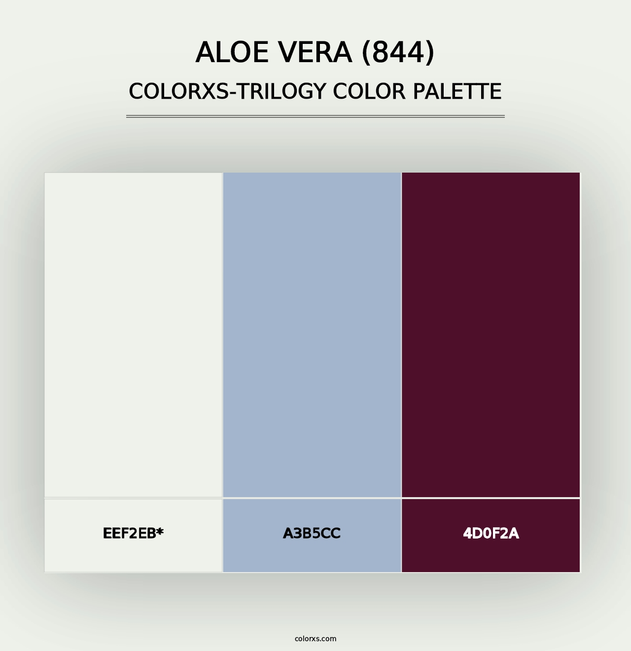 Aloe Vera (844) - Colorxs Trilogy Palette