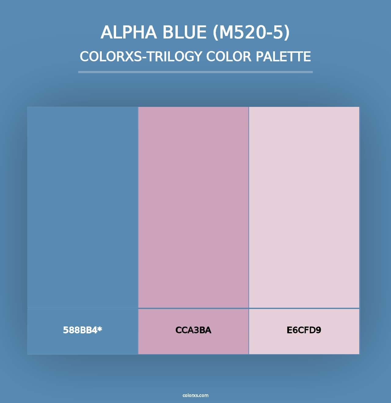 Alpha Blue (M520-5) - Colorxs Trilogy Palette