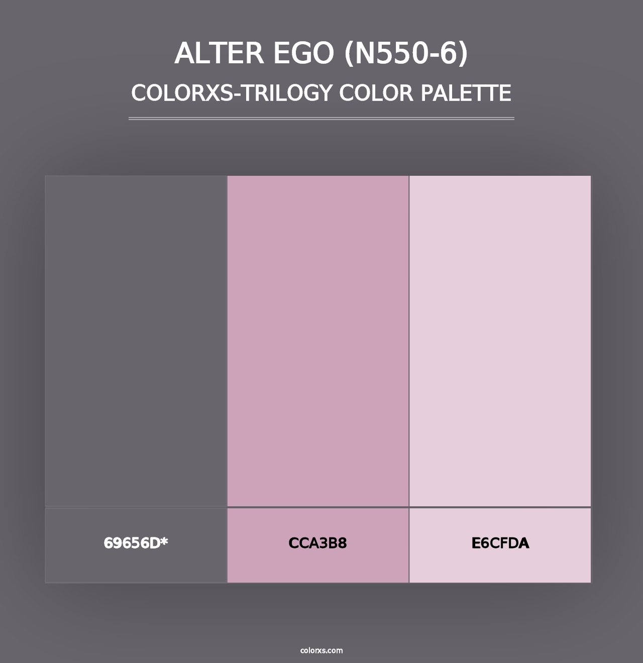 Alter Ego (N550-6) - Colorxs Trilogy Palette