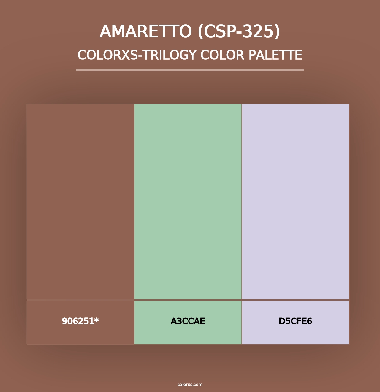 Amaretto (CSP-325) - Colorxs Trilogy Palette