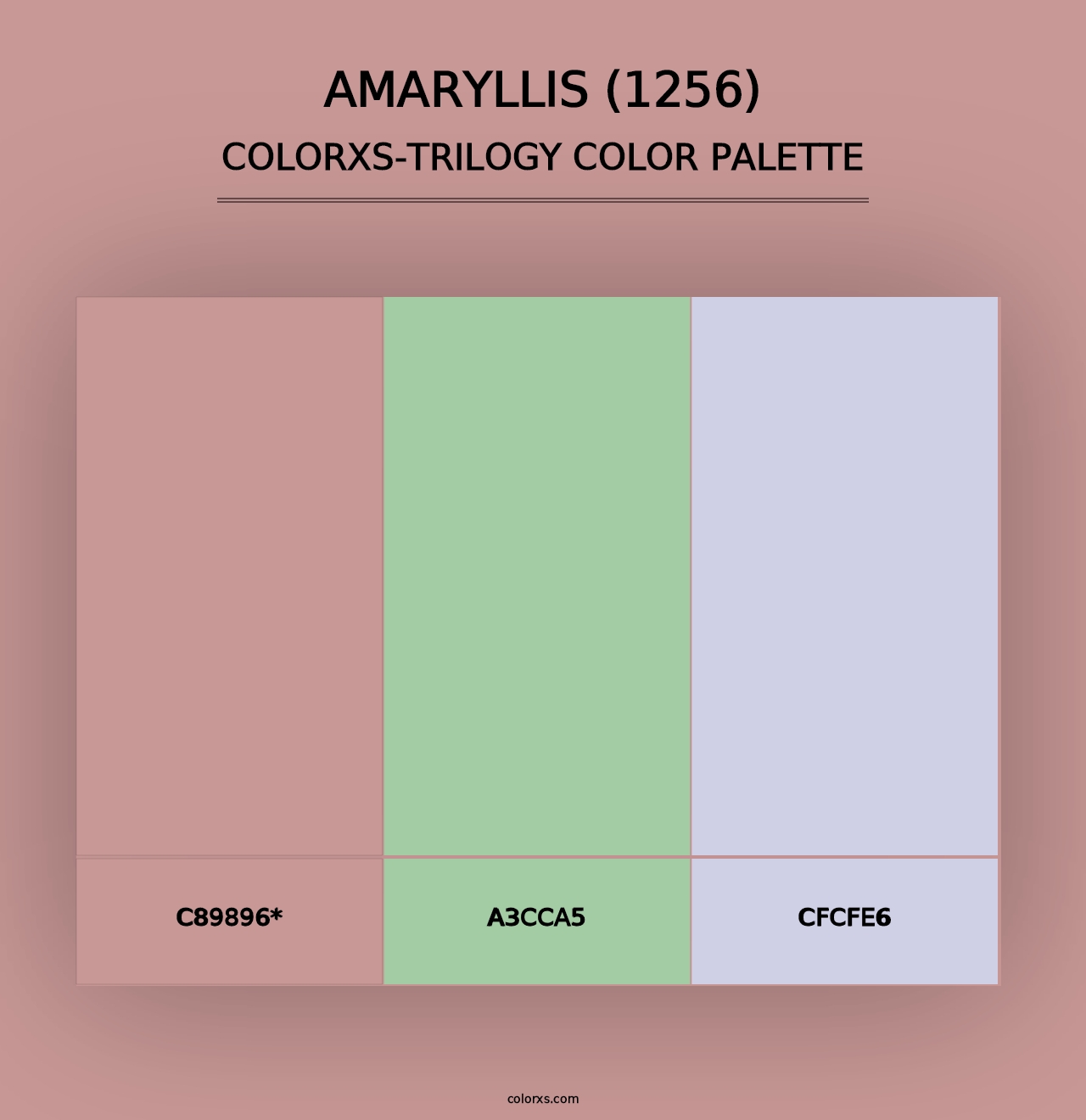 Amaryllis (1256) - Colorxs Trilogy Palette