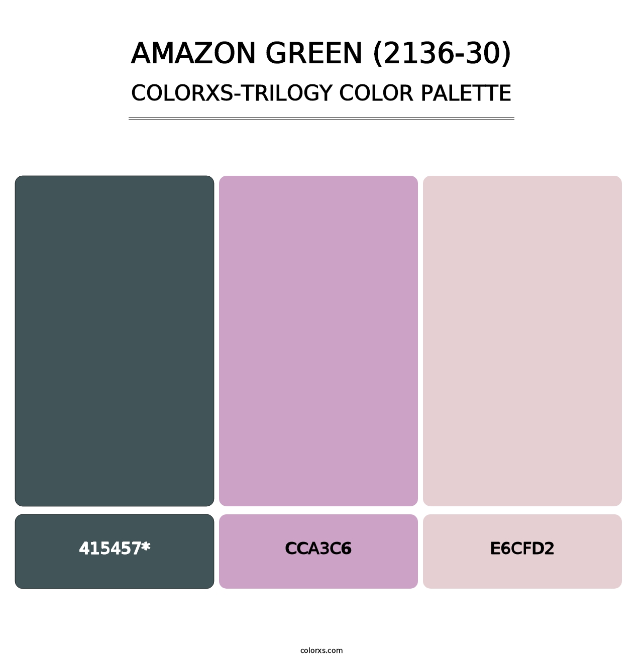 Amazon Green (2136-30) - Colorxs Trilogy Palette