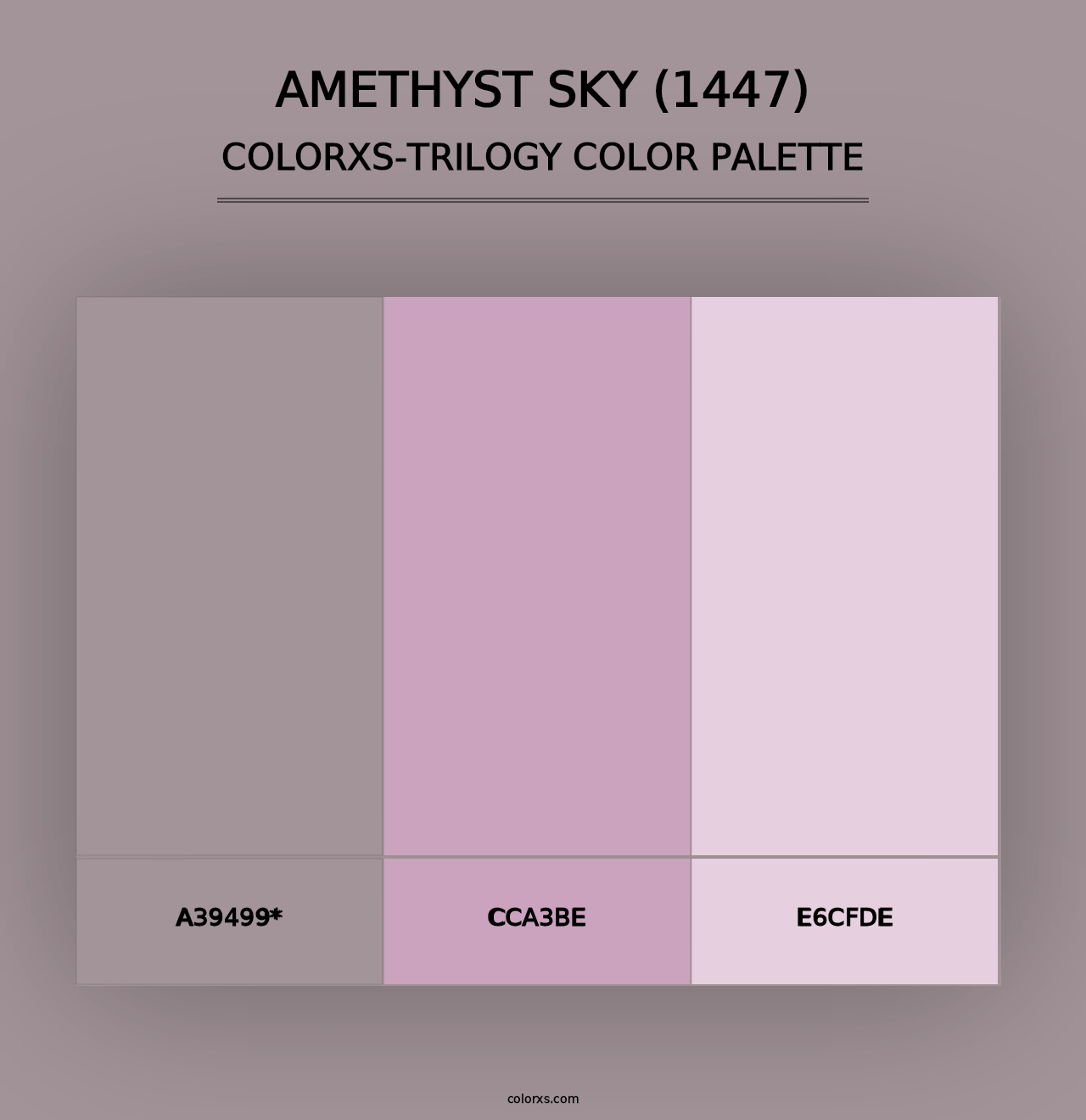 Amethyst Sky (1447) - Colorxs Trilogy Palette