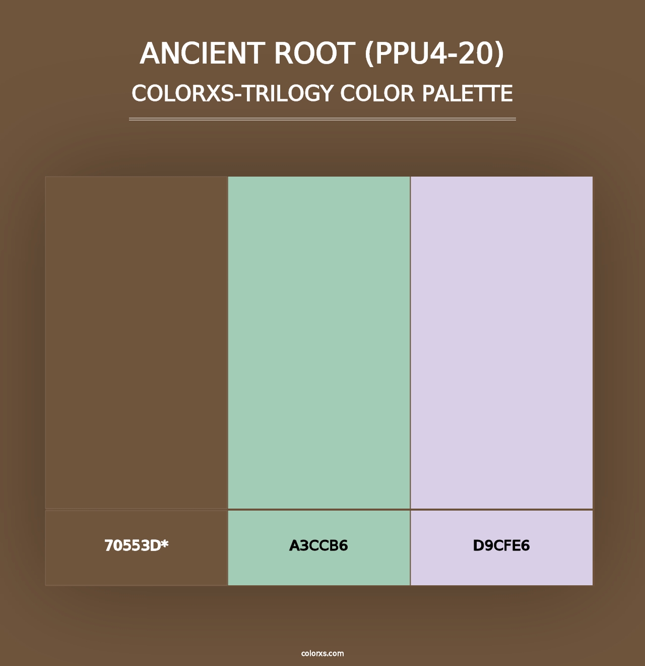 Ancient Root (PPU4-20) - Colorxs Trilogy Palette