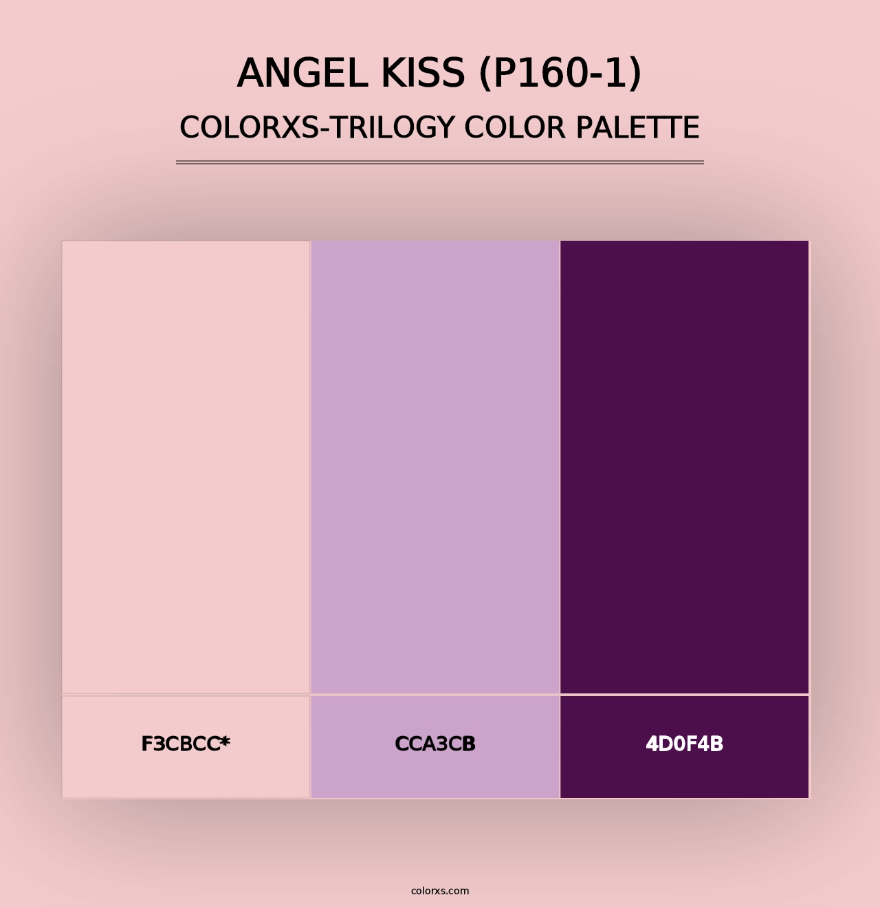 Angel Kiss (P160-1) - Colorxs Trilogy Palette