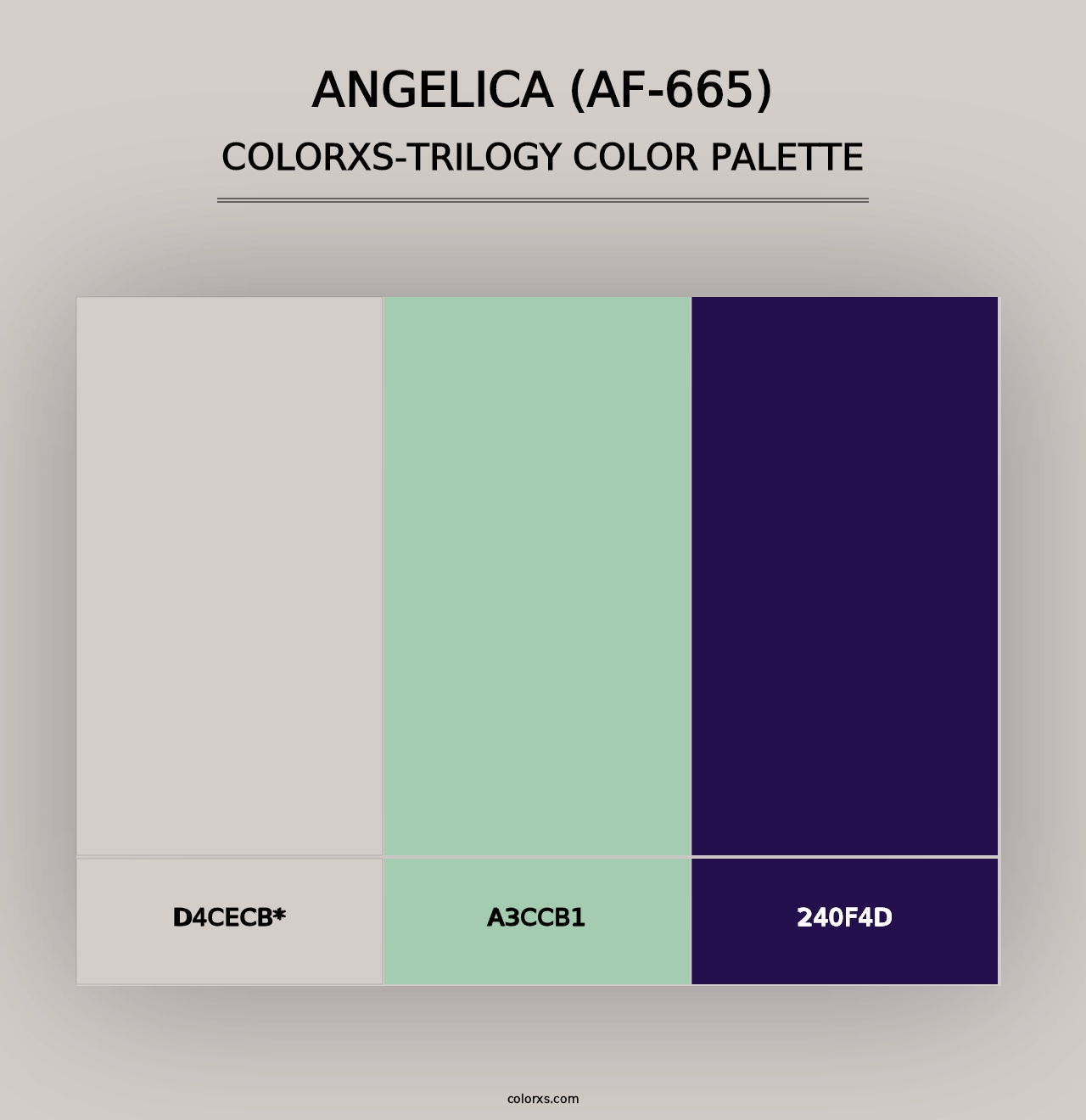 Angelica (AF-665) - Colorxs Trilogy Palette