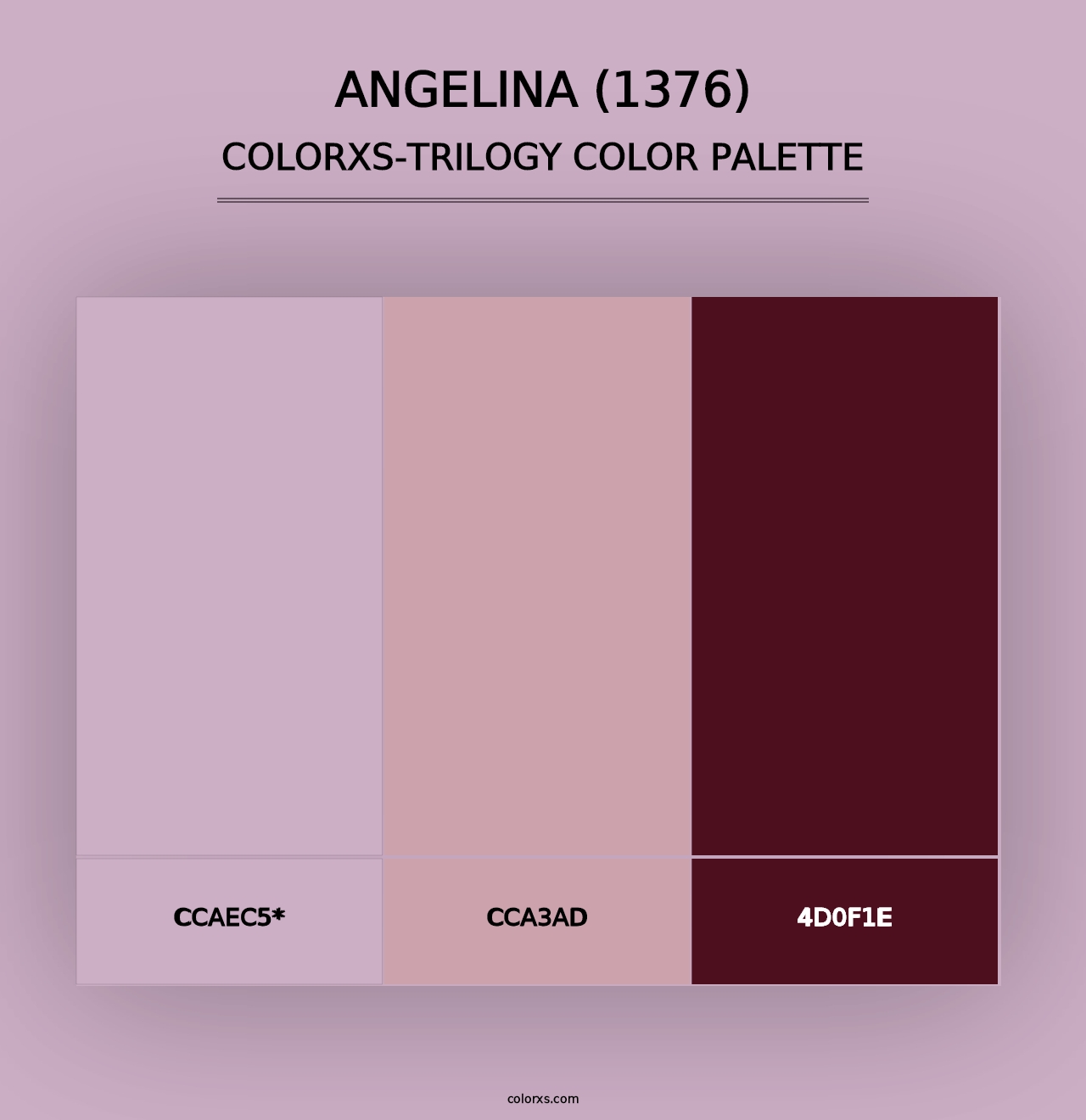 Angelina (1376) - Colorxs Trilogy Palette