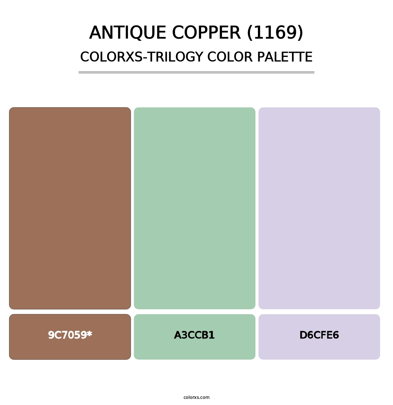 Antique Copper (1169) - Colorxs Trilogy Palette