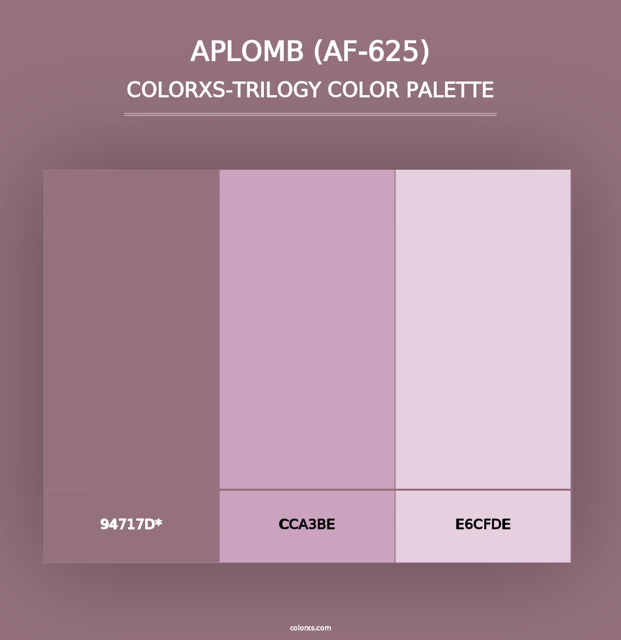 Aplomb (AF-625) - Colorxs Trilogy Palette