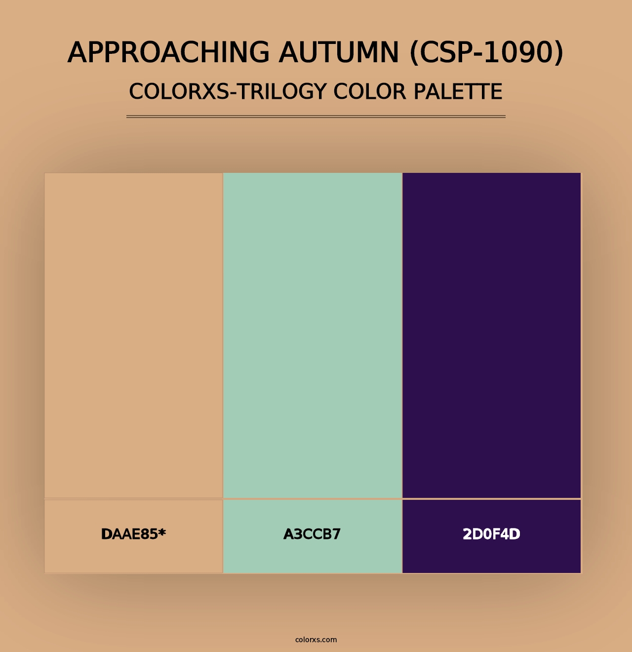 Approaching Autumn (CSP-1090) - Colorxs Trilogy Palette