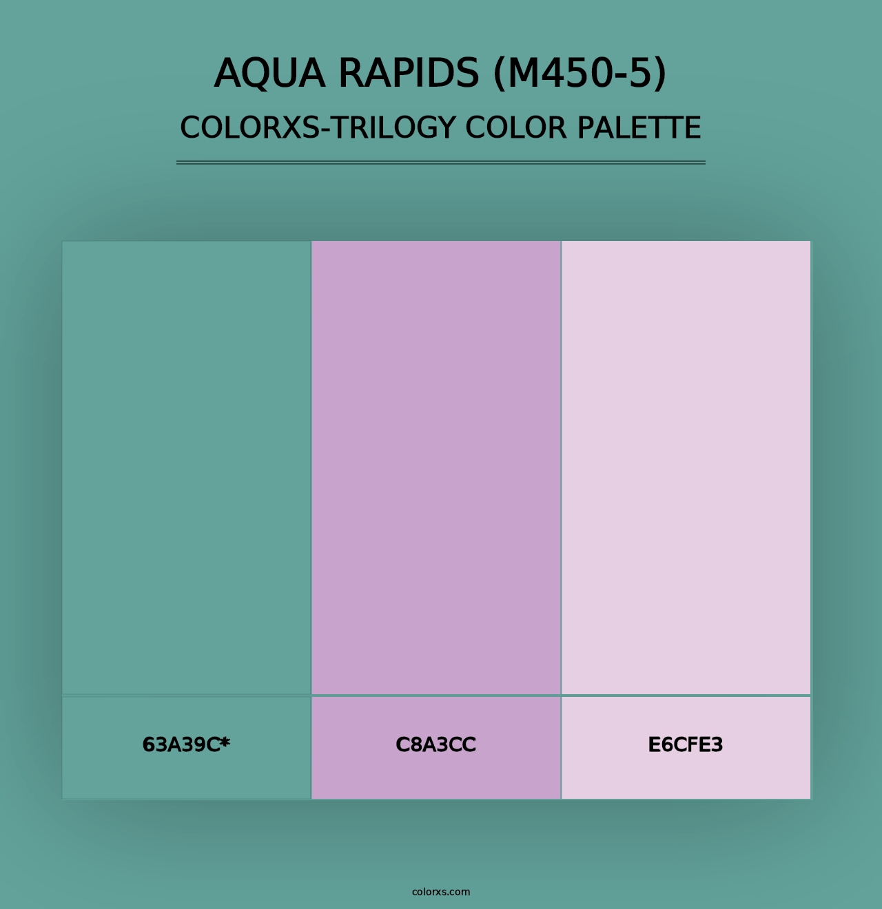 Aqua Rapids (M450-5) - Colorxs Trilogy Palette