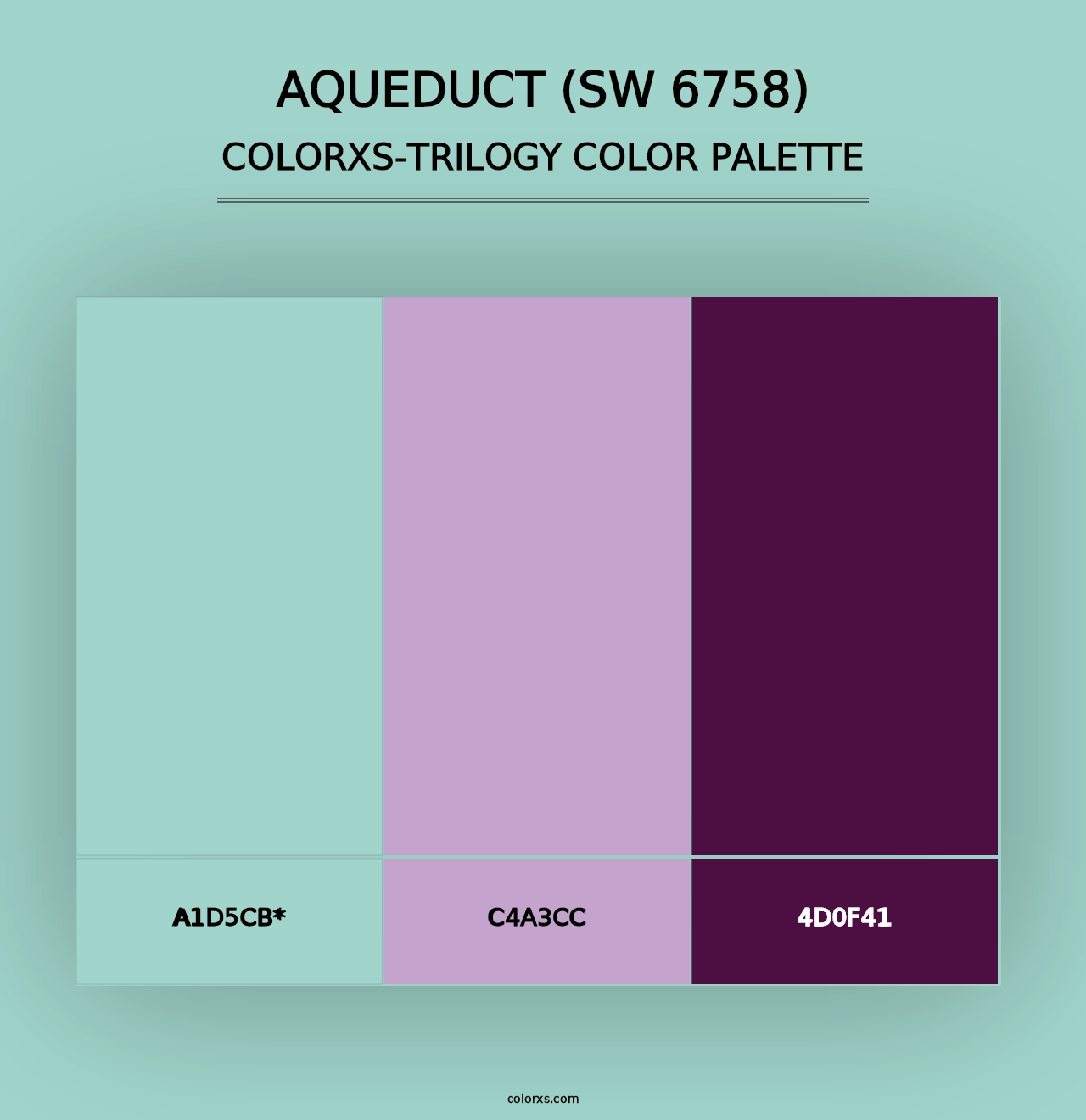 Aqueduct (SW 6758) - Colorxs Trilogy Palette