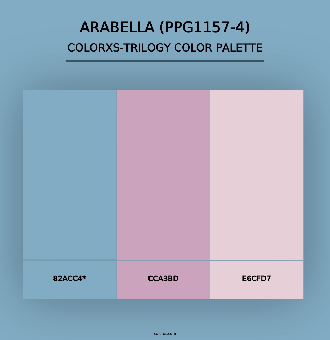 Arabella (PPG1157-4) - Colorxs Trilogy Palette