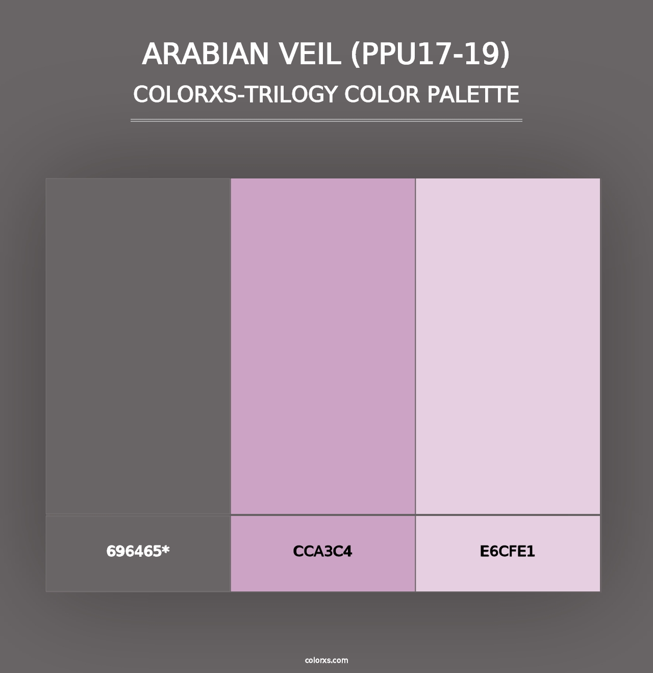 Arabian Veil (PPU17-19) - Colorxs Trilogy Palette