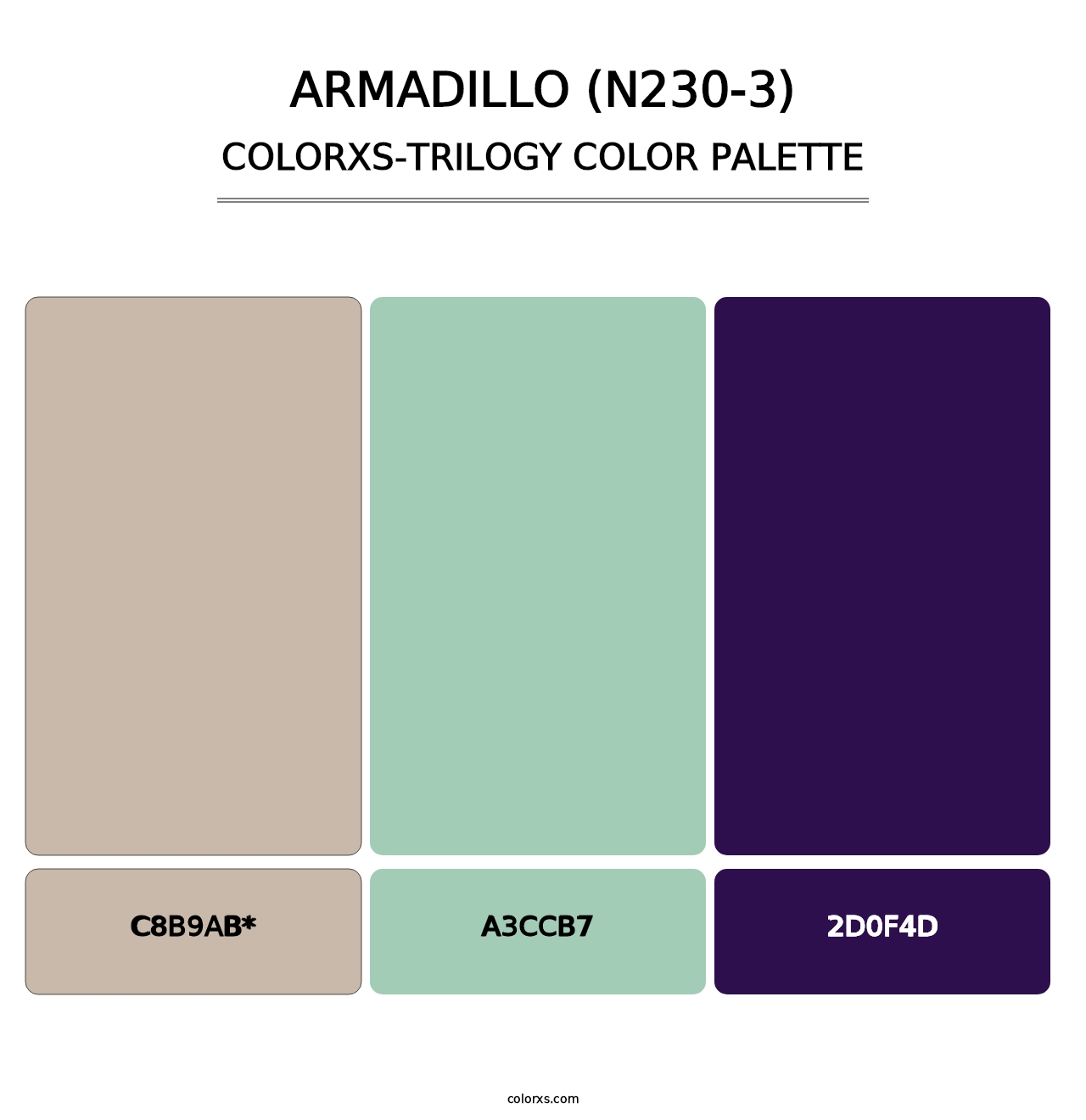 Armadillo (N230-3) - Colorxs Trilogy Palette