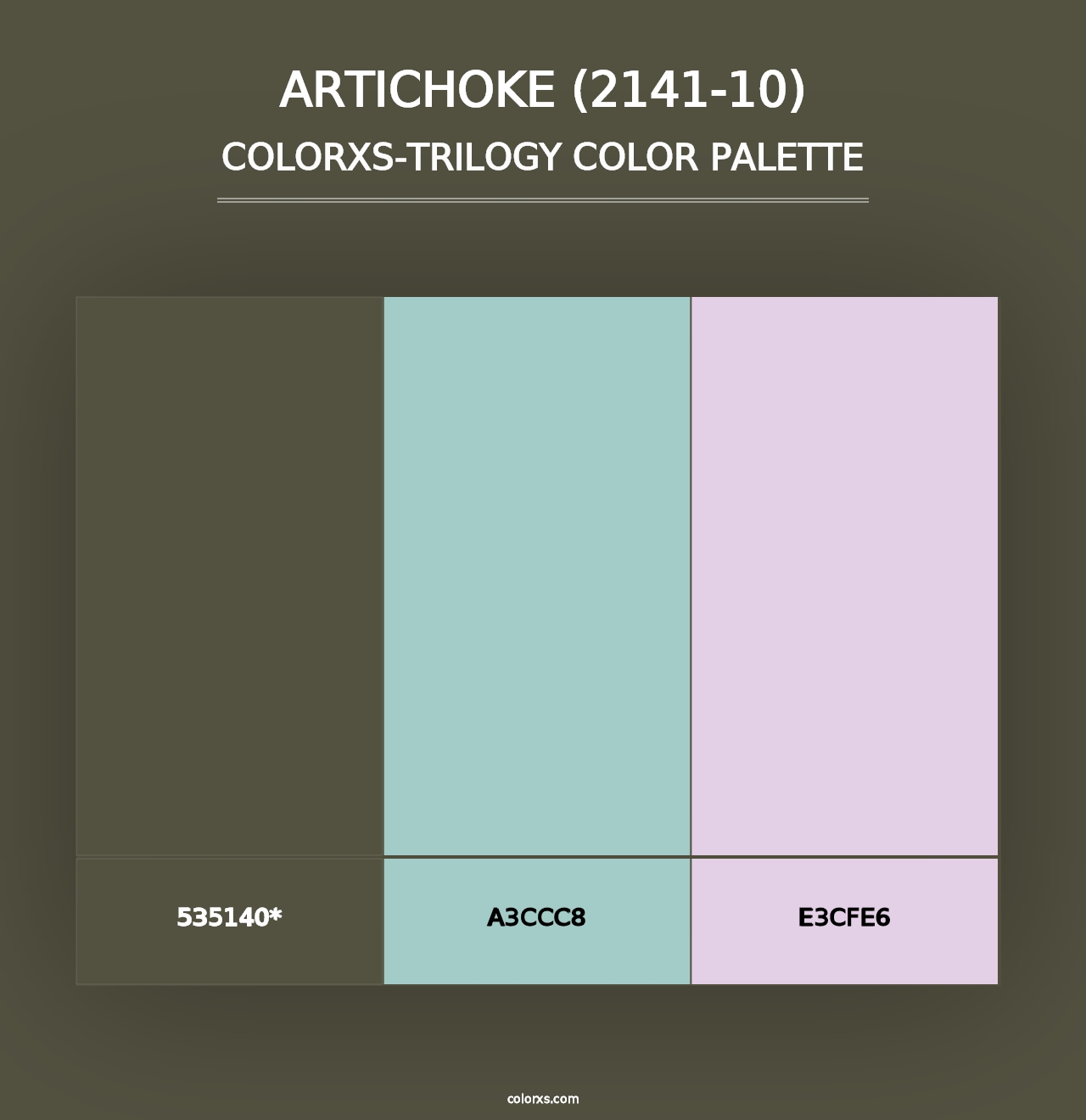 Artichoke (2141-10) - Colorxs Trilogy Palette