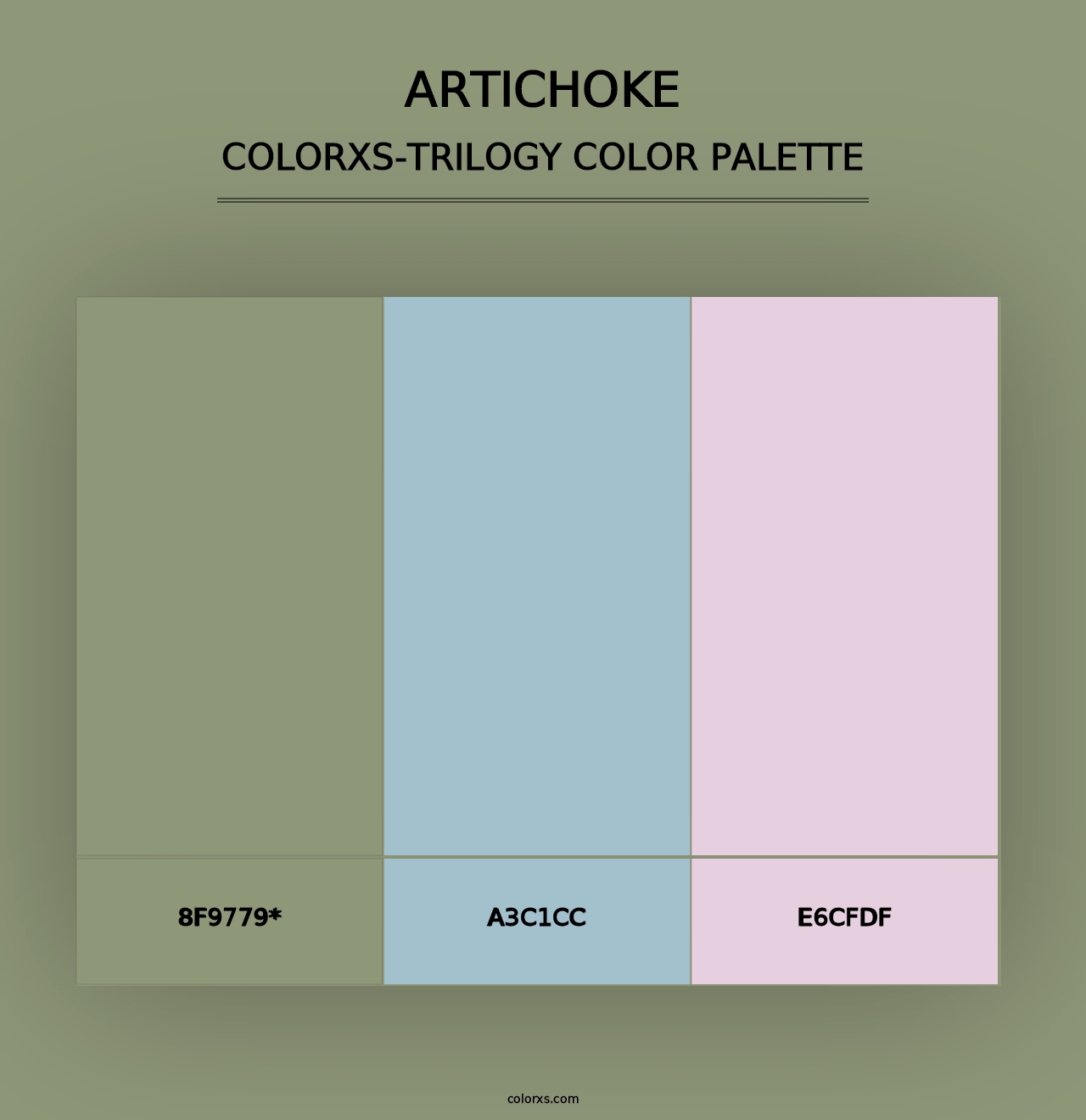 Artichoke - Colorxs Trilogy Palette