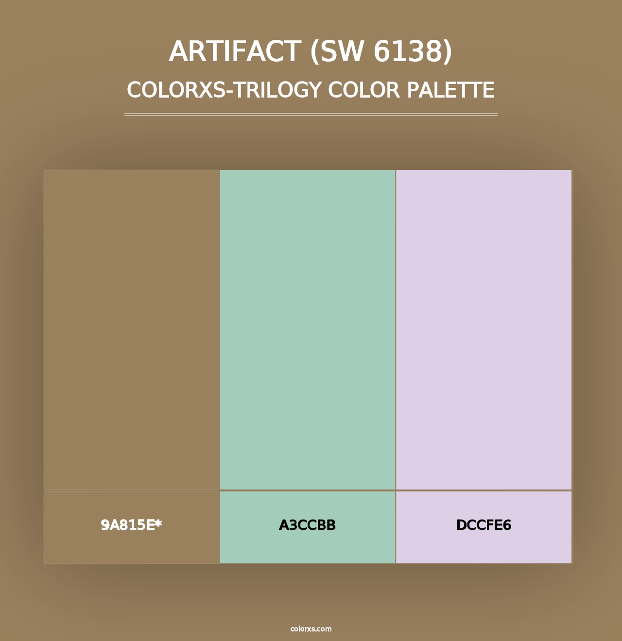 Artifact (SW 6138) - Colorxs Trilogy Palette