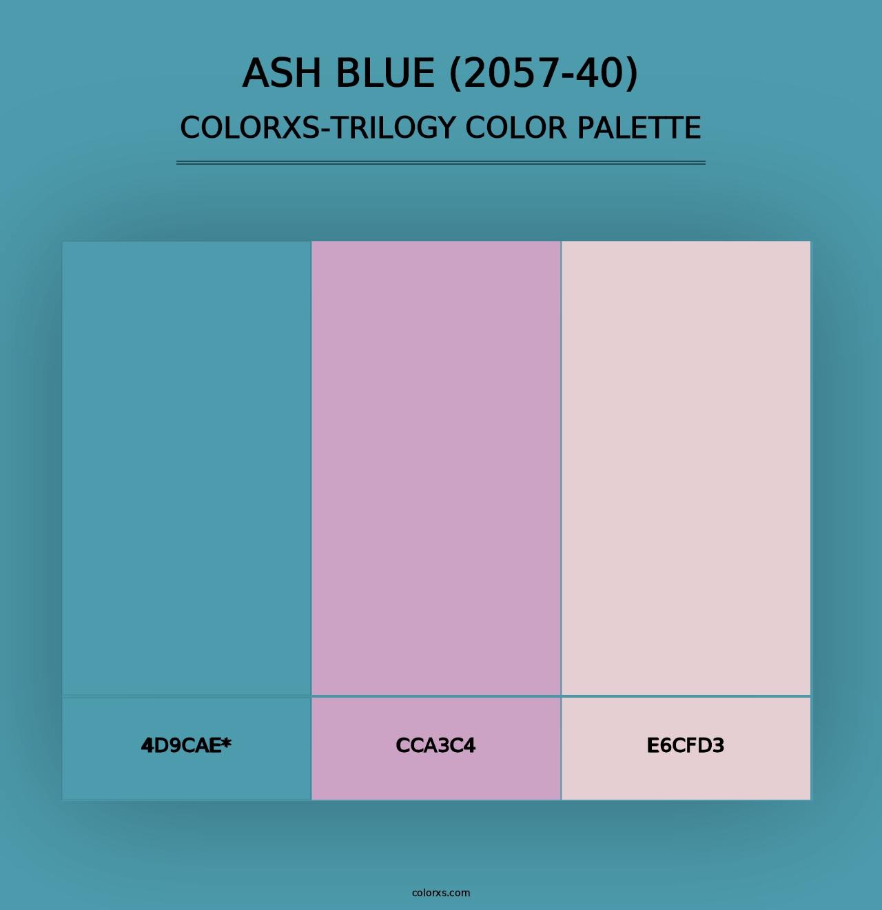 Ash Blue (2057-40) - Colorxs Trilogy Palette