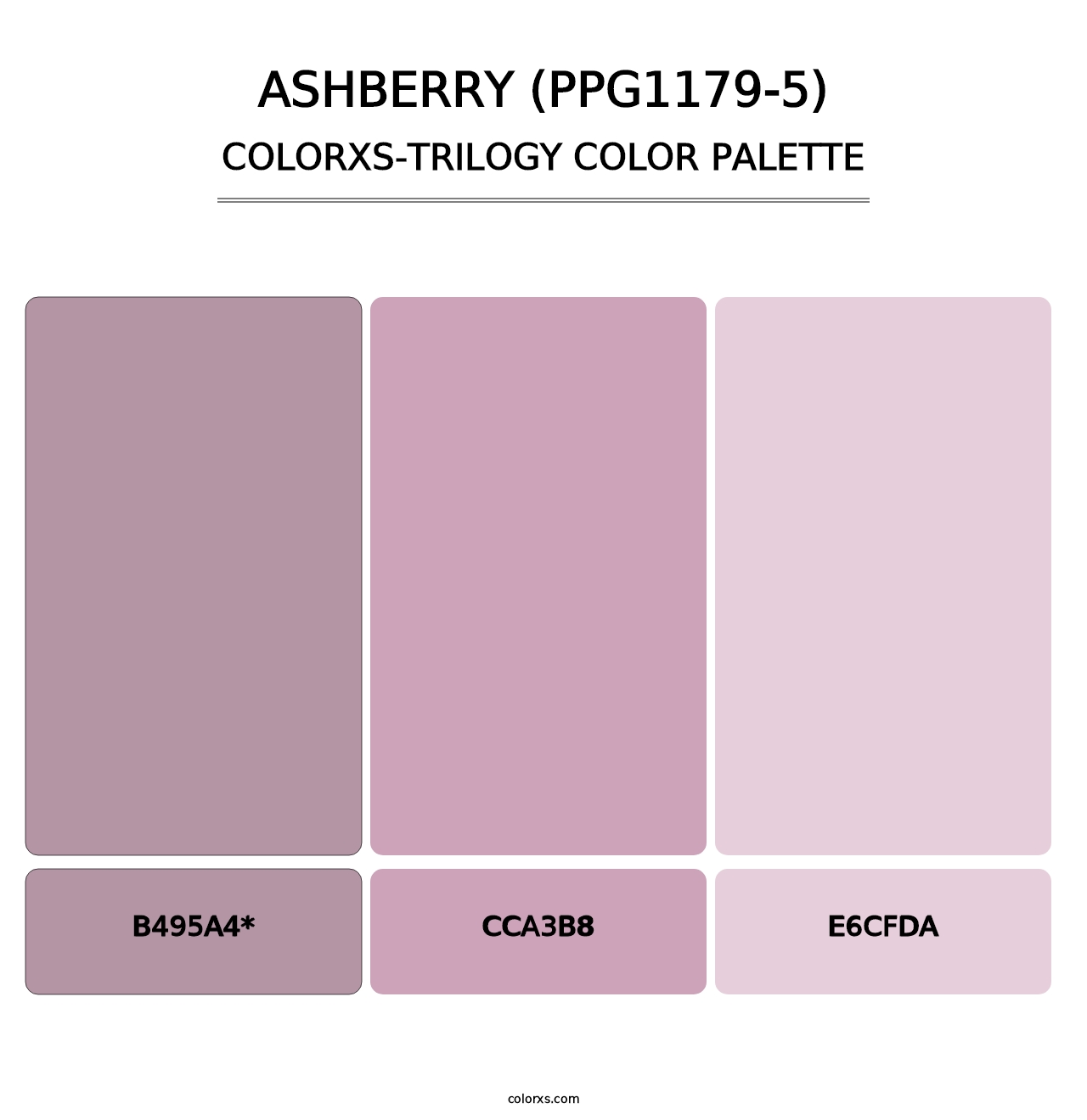 Ashberry (PPG1179-5) - Colorxs Trilogy Palette