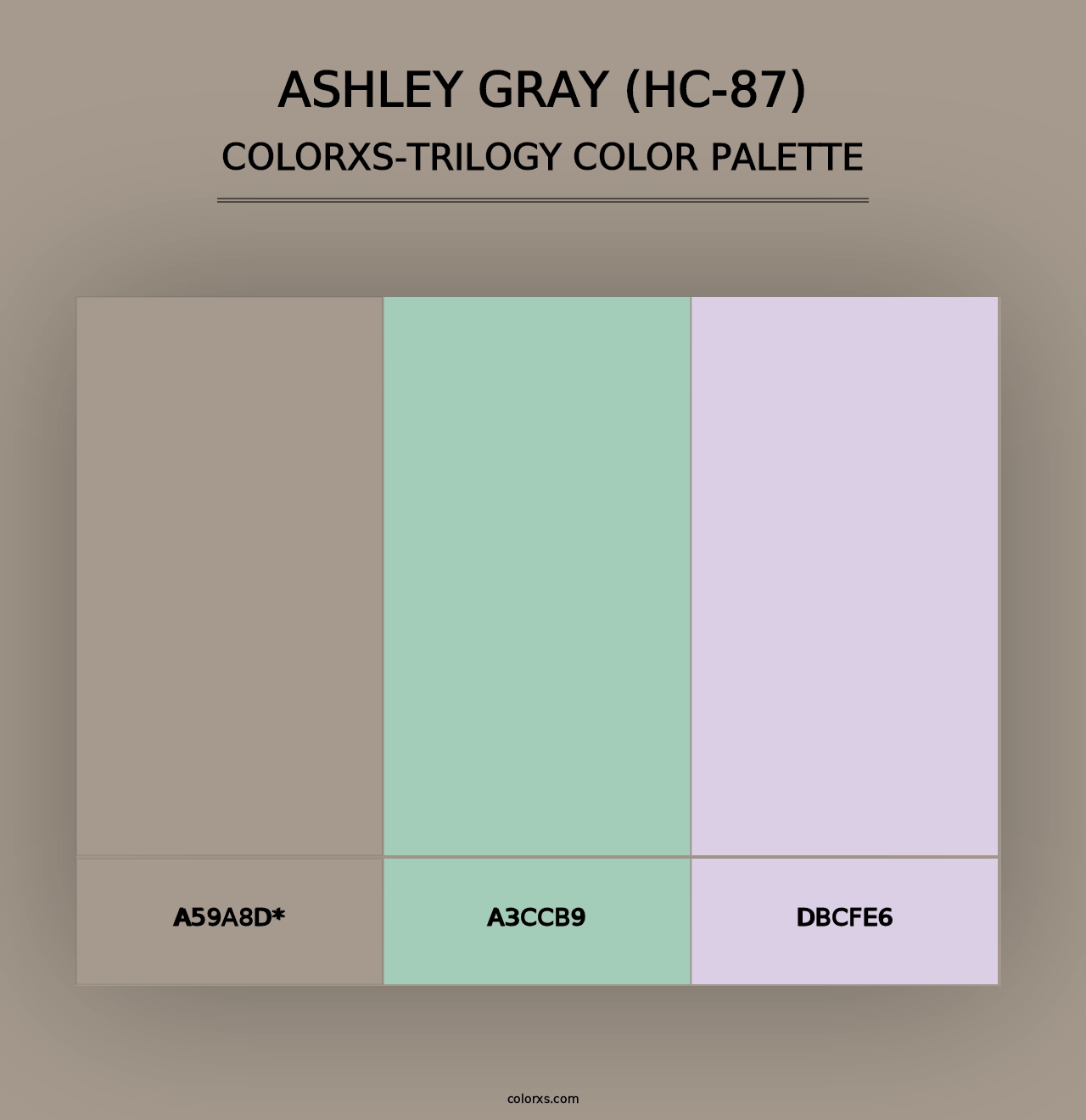 Ashley Gray (HC-87) - Colorxs Trilogy Palette