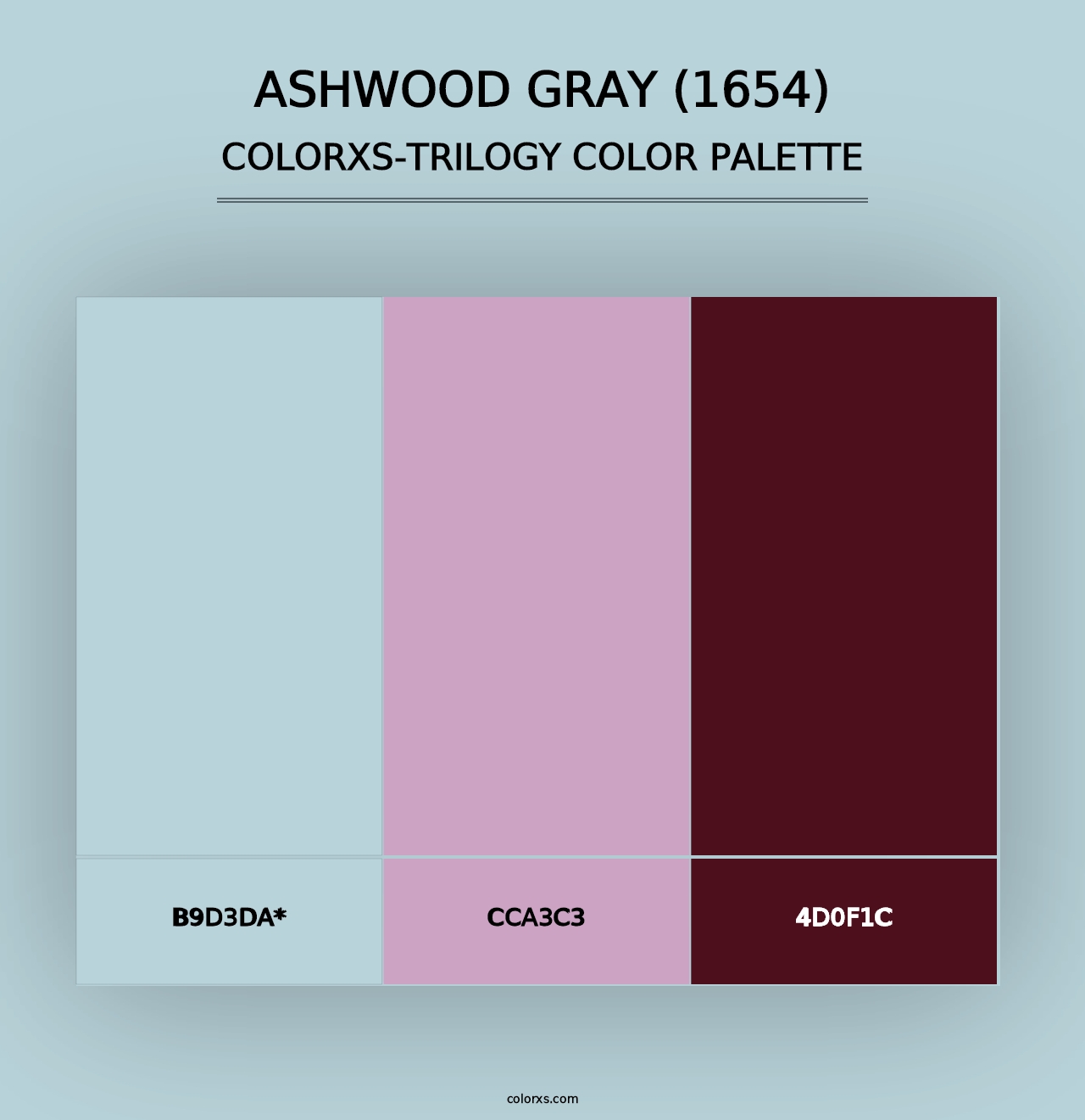 Ashwood Gray (1654) - Colorxs Trilogy Palette