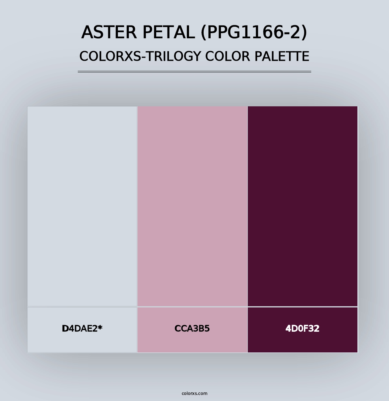 Aster Petal (PPG1166-2) - Colorxs Trilogy Palette