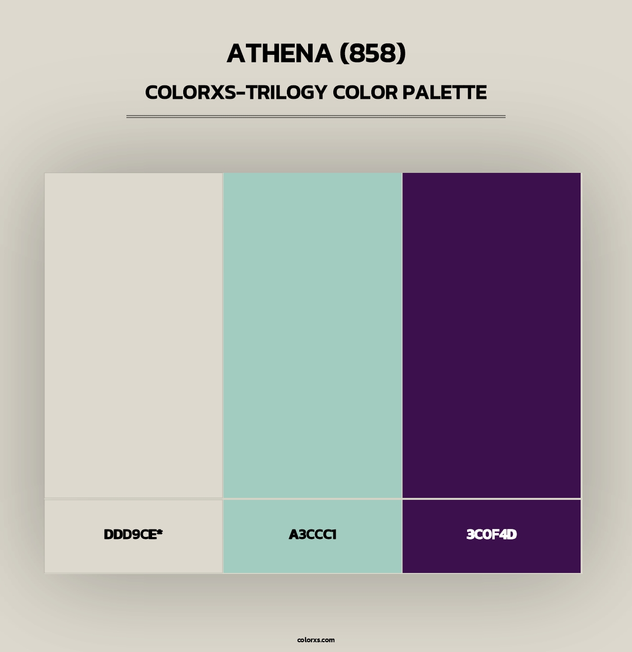 Athena (858) - Colorxs Trilogy Palette