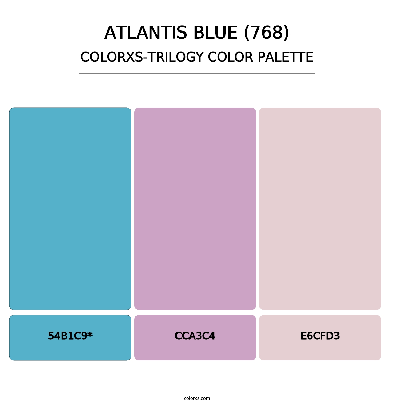 Atlantis Blue (768) - Colorxs Trilogy Palette