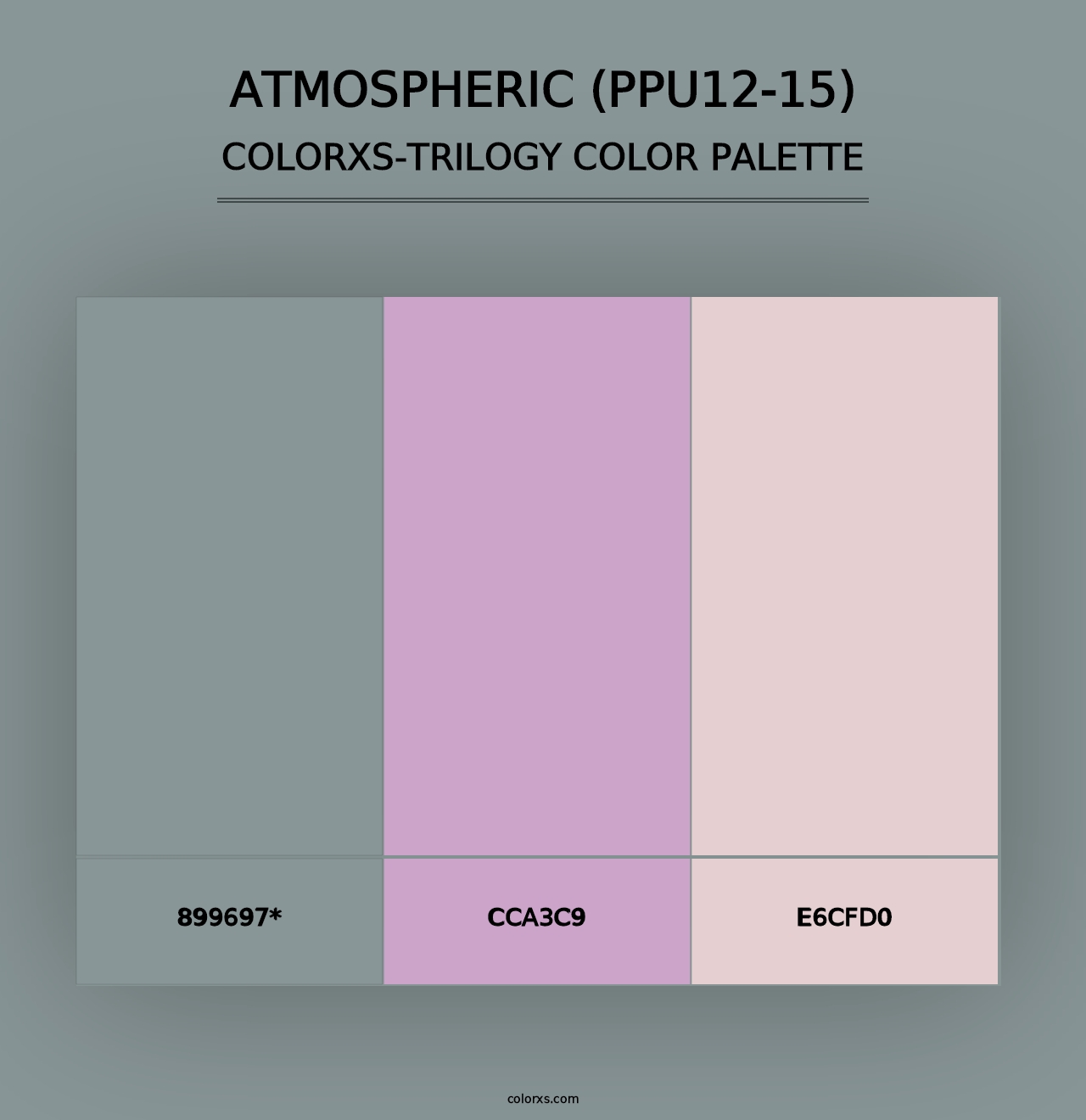 Atmospheric (PPU12-15) - Colorxs Trilogy Palette