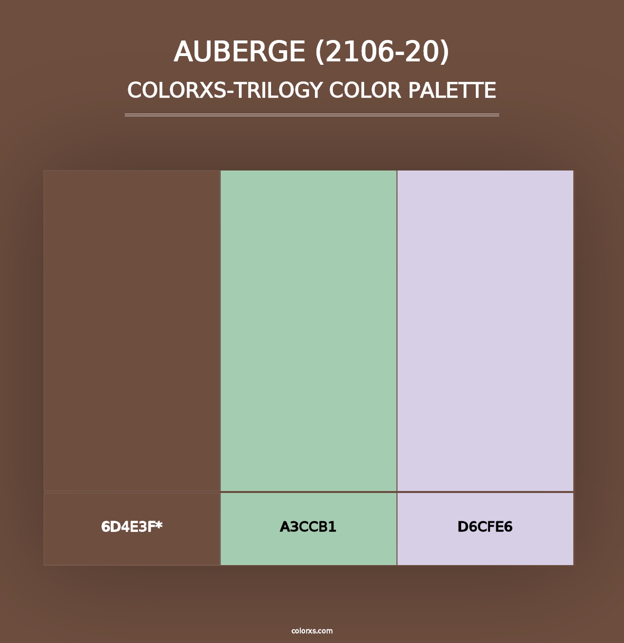 Auberge (2106-20) - Colorxs Trilogy Palette