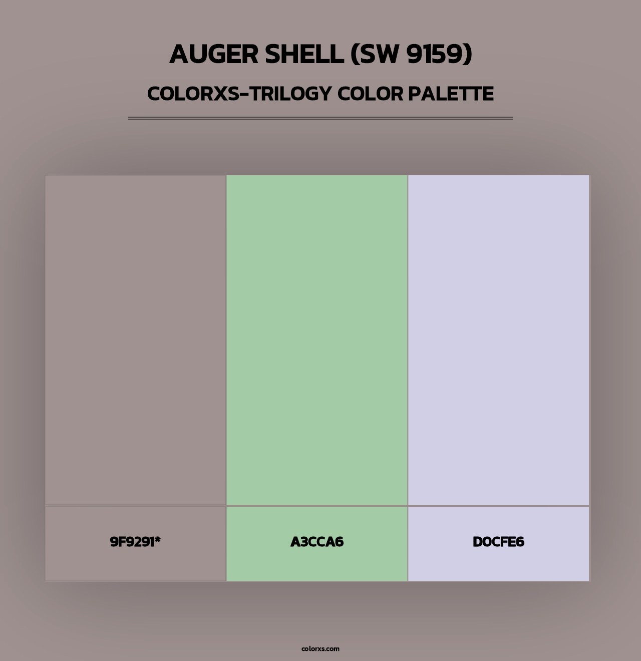 Auger Shell (SW 9159) - Colorxs Trilogy Palette