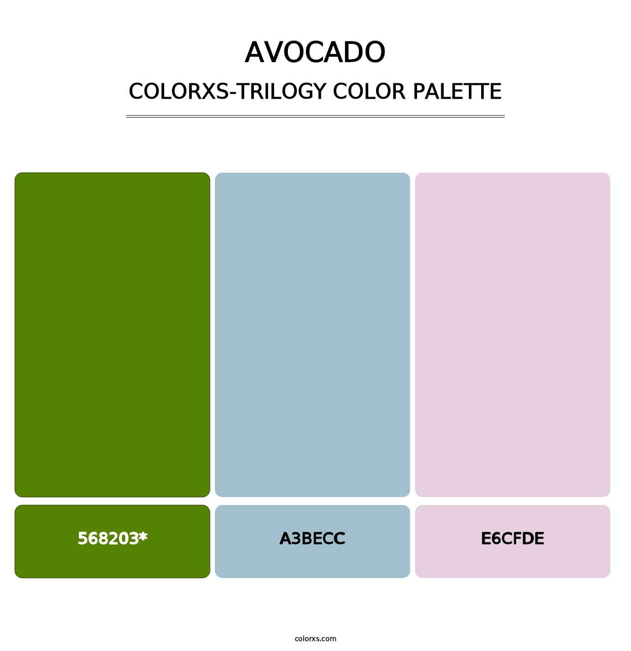 Avocado - Colorxs Trilogy Palette