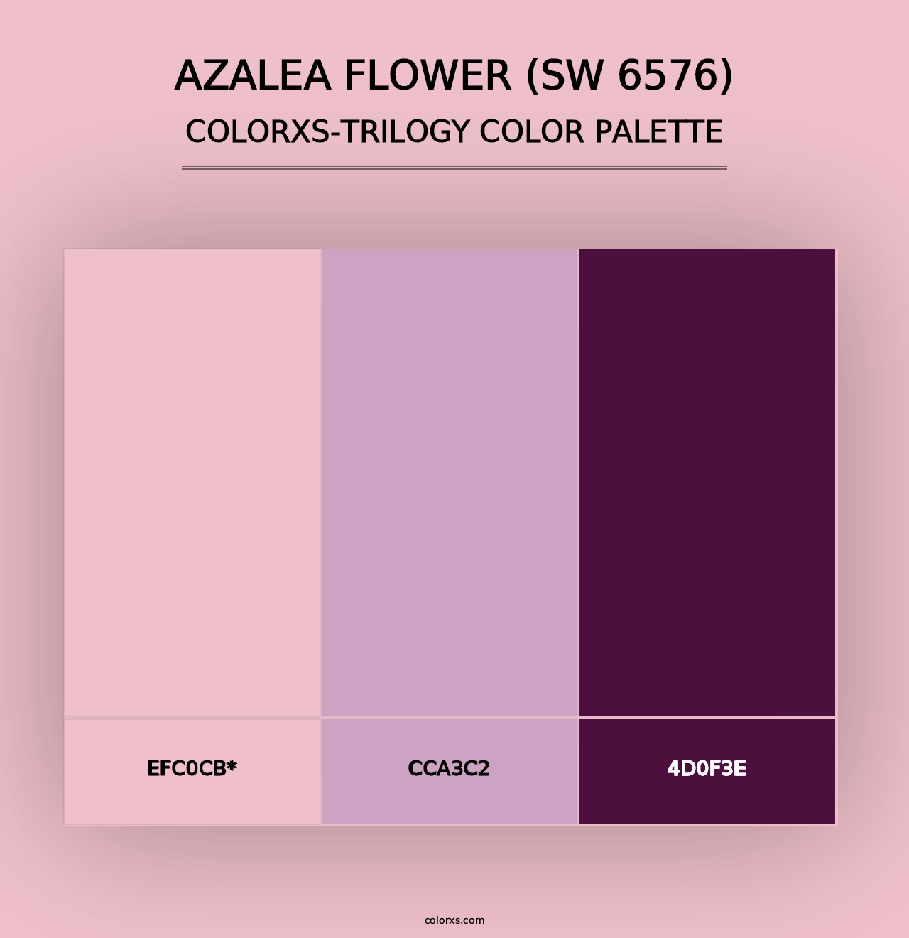 Azalea Flower (SW 6576) - Colorxs Trilogy Palette