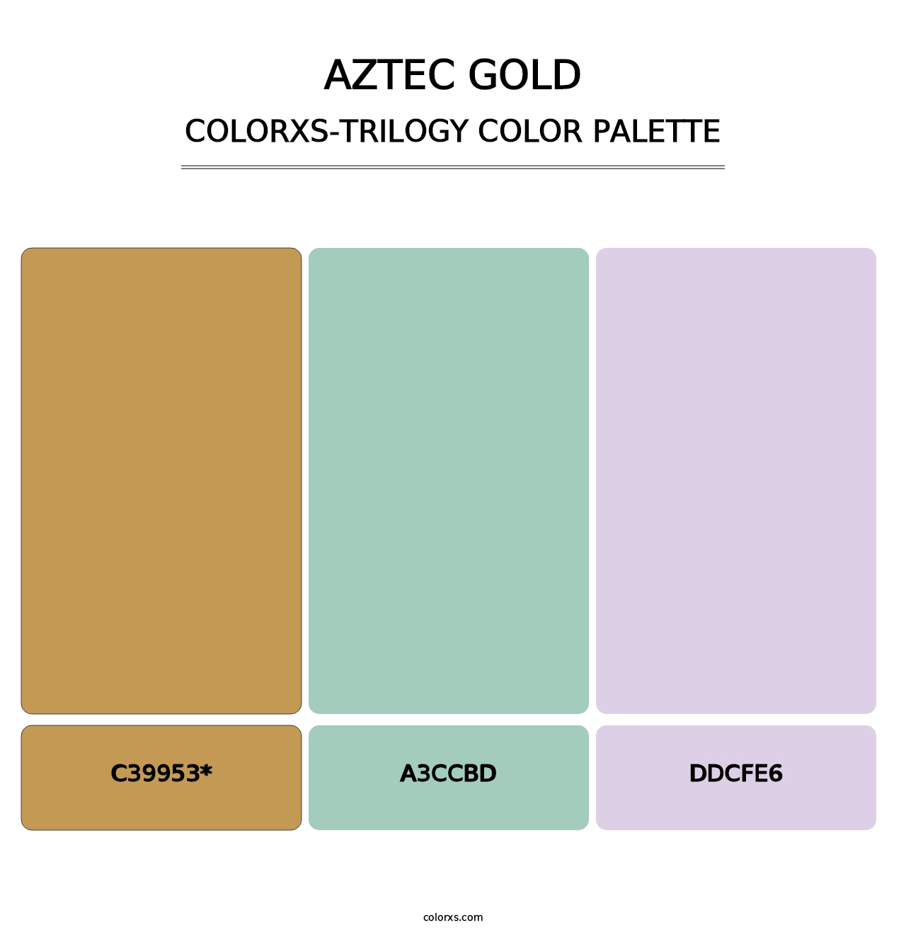 Aztec Gold - Colorxs Trilogy Palette