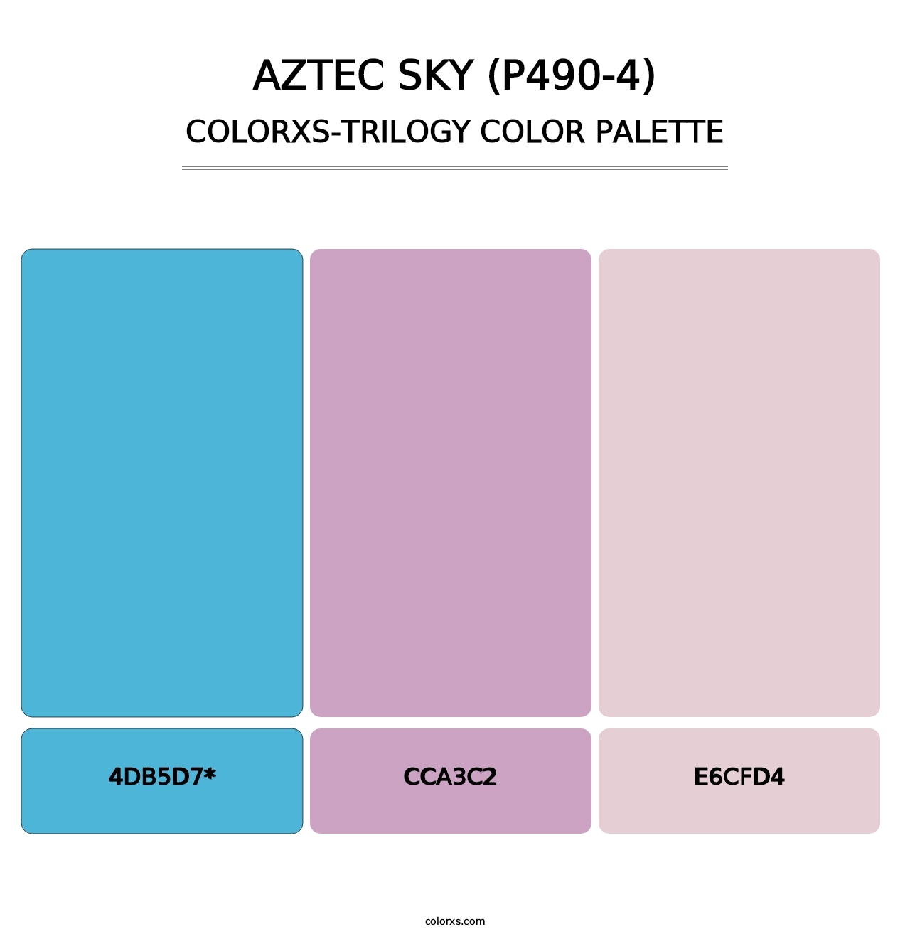 Aztec Sky (P490-4) - Colorxs Trilogy Palette