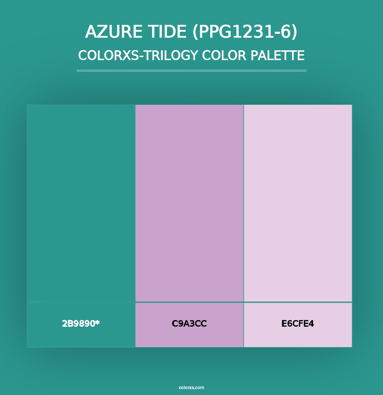 Azure Tide (PPG1231-6) - Colorxs Trilogy Palette