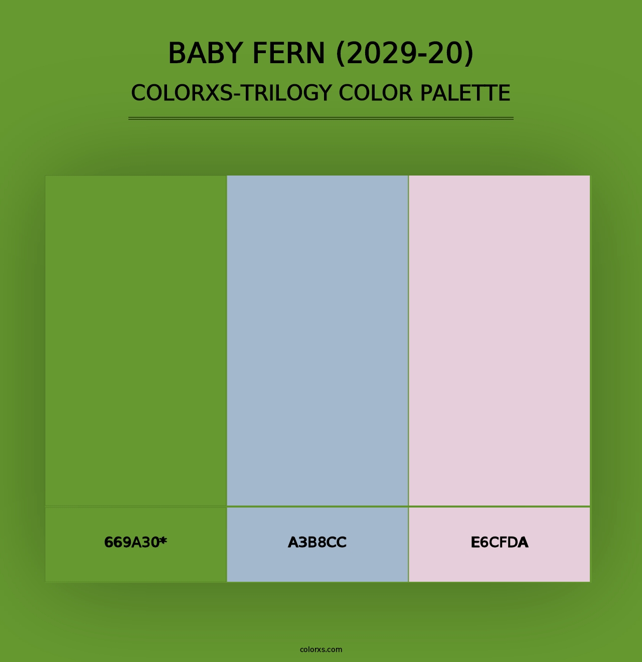 Baby Fern (2029-20) - Colorxs Trilogy Palette