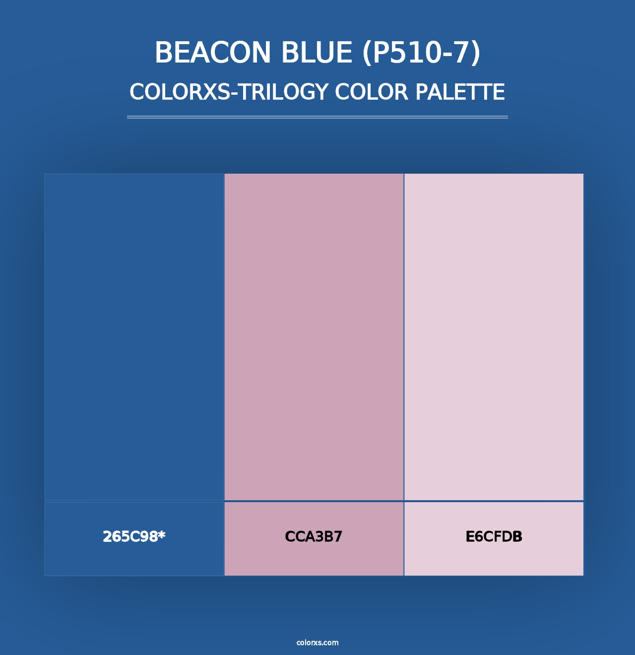 Beacon Blue (P510-7) - Colorxs Trilogy Palette