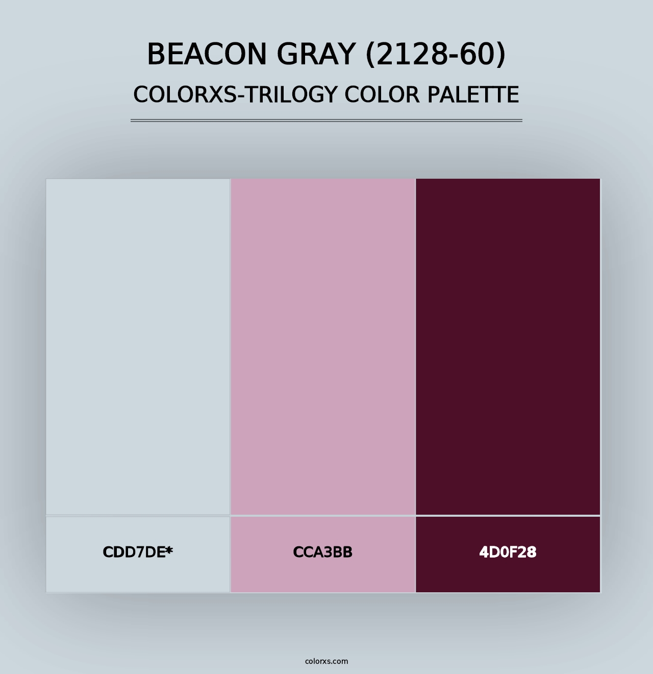 Beacon Gray (2128-60) - Colorxs Trilogy Palette