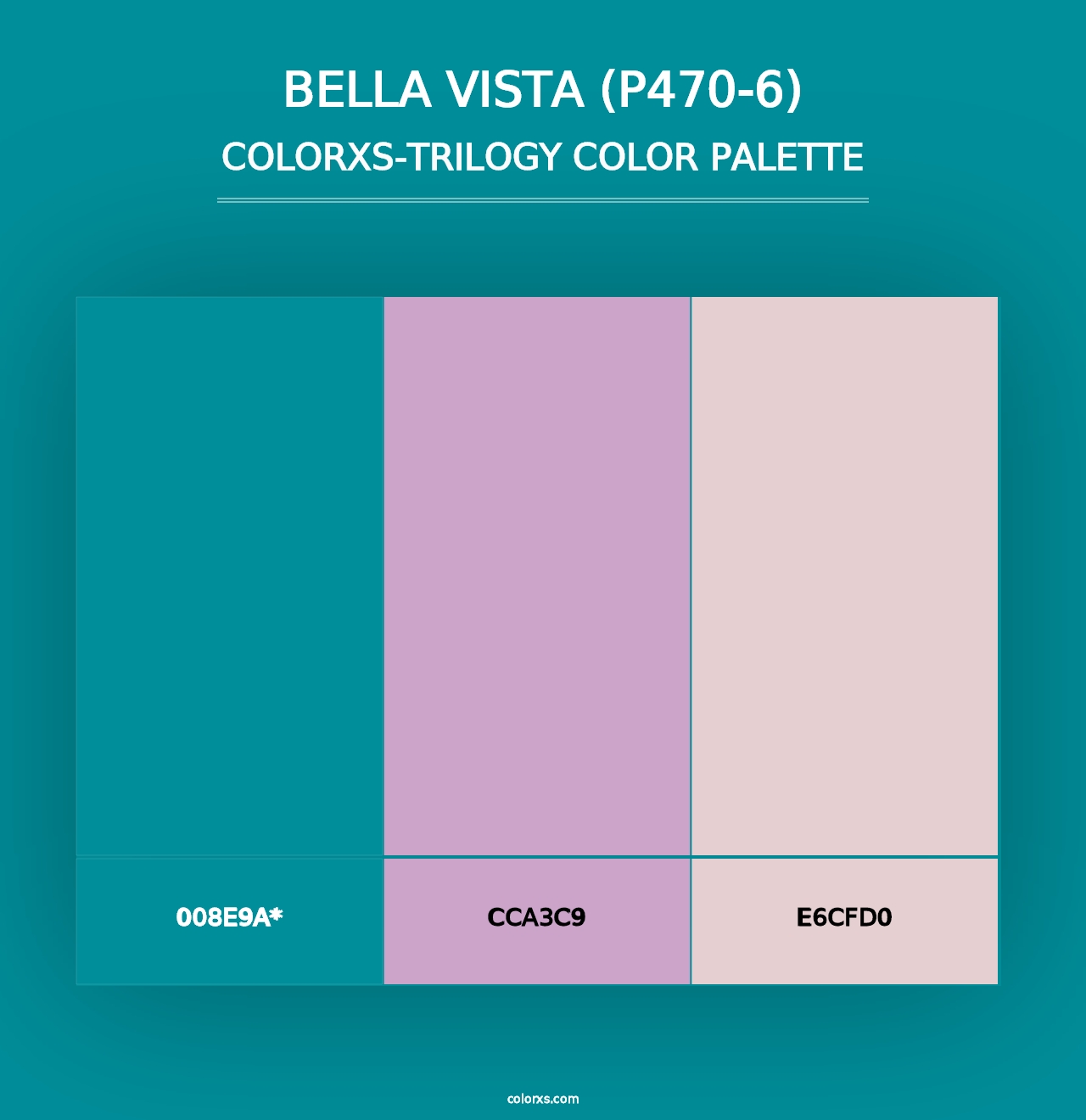 Bella Vista (P470-6) - Colorxs Trilogy Palette